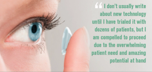 New ways to keep dry eye patients comfortable in contact lenses