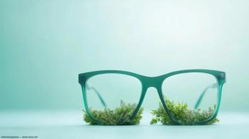 Eyewear frames with vines growing on bottom. Image credit: AdobeStock/Mommangophoto