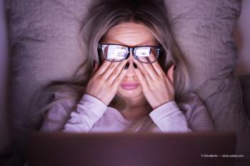 rubbing eyes in sleepiness