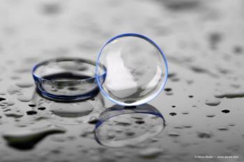 contact lenses closeup