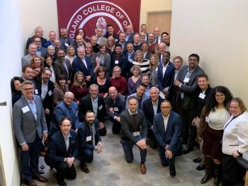 Group photo of attendees at NECO’s meeting