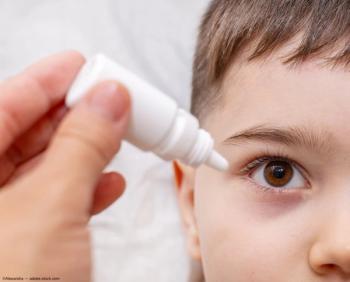 Child with eye drops Image credit: ©Alexandra - adobe.stock.com
