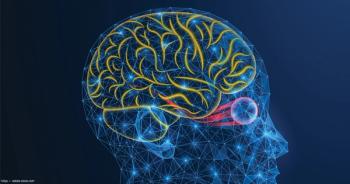 Abstract image of human brain with polygonal design in blue Image Credit ©Ilya - stock.adobe.com