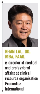 Khan Lau, OD, MBA, FAAO
