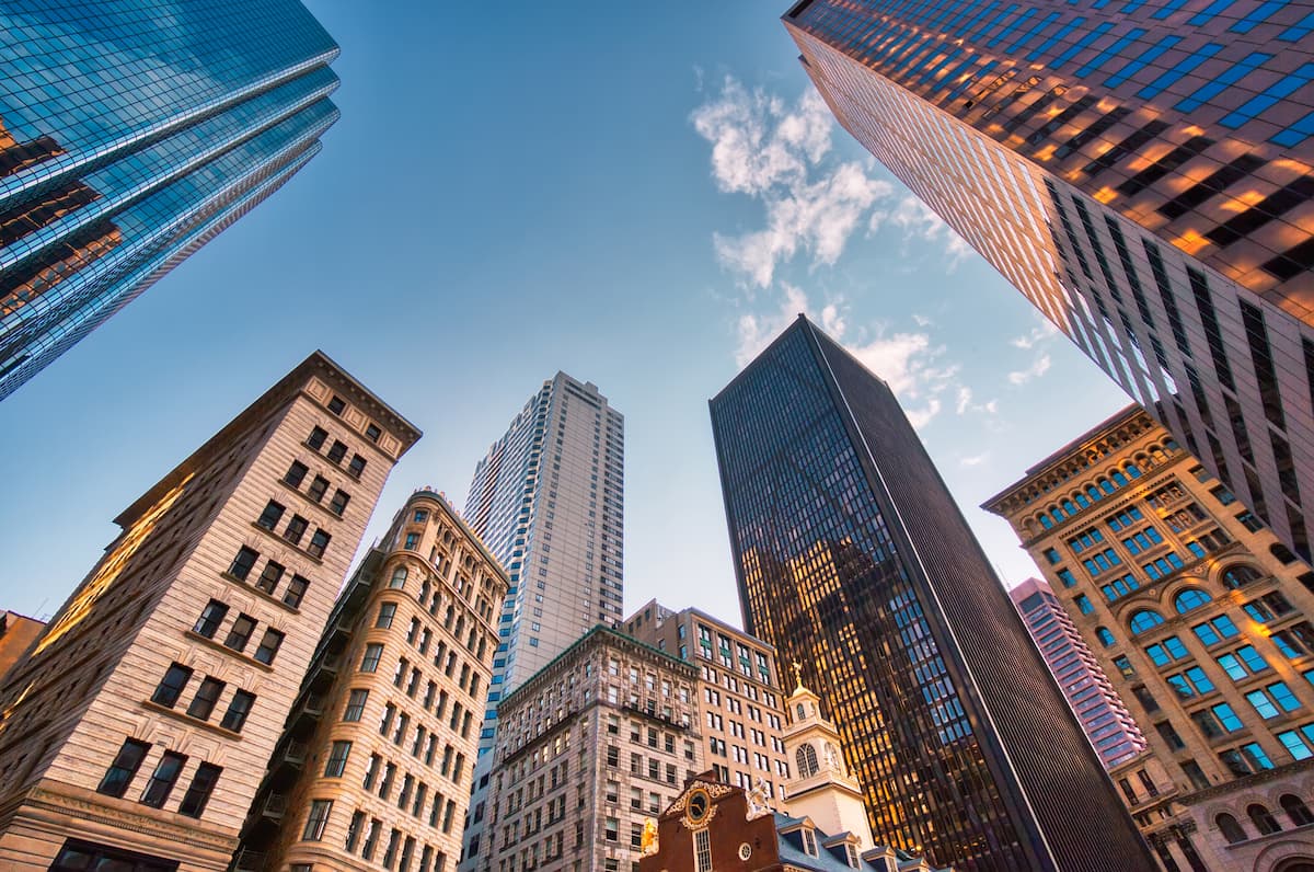 Skyscrapers in downtown Boston Image credit: AdobeStock/eskystudio
