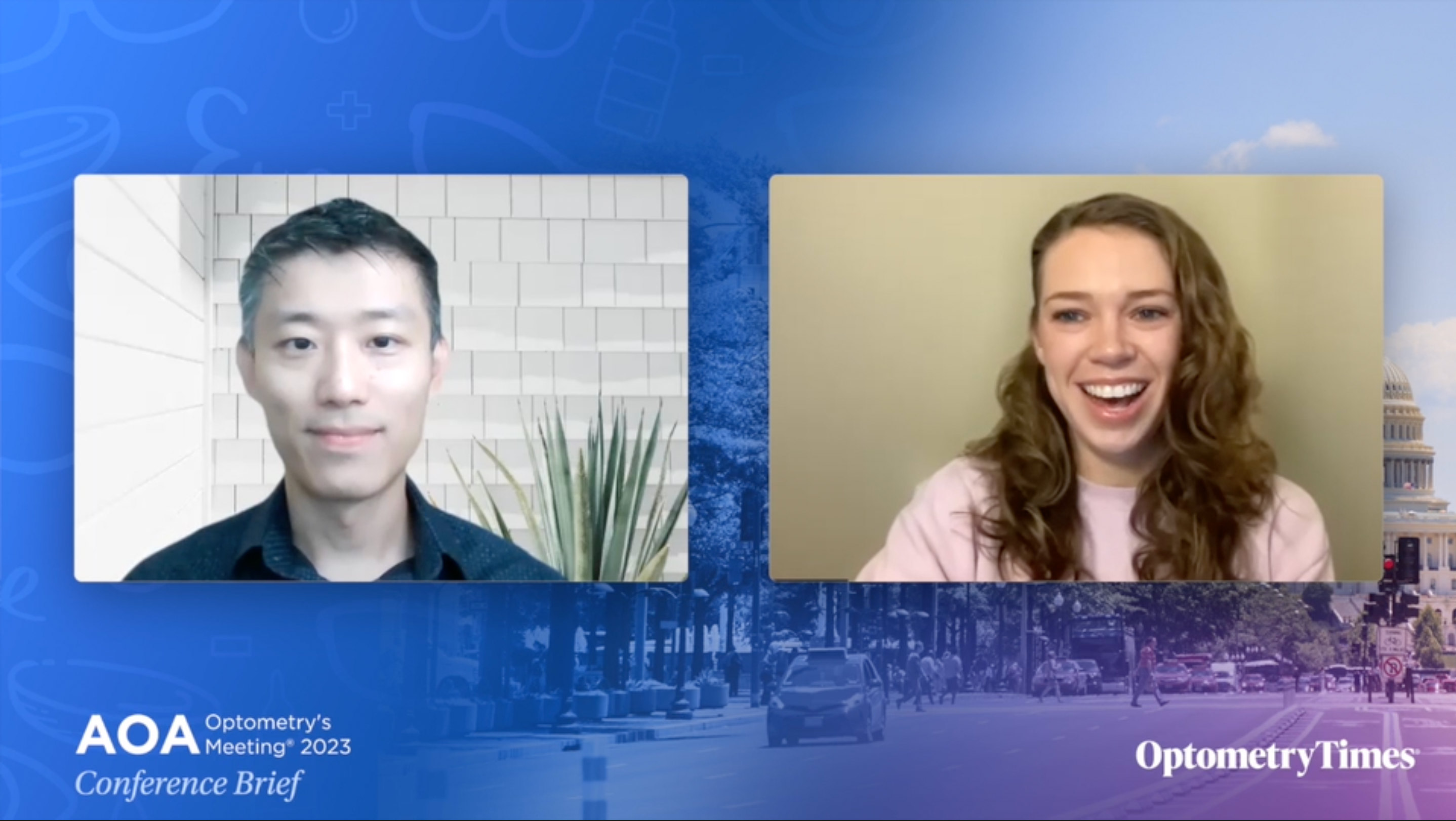 Kevin Chan, OD, MS, FAAO, presents "Top 5 myopia management myths and how to overcome them" at AOA 2023 in Washington DC