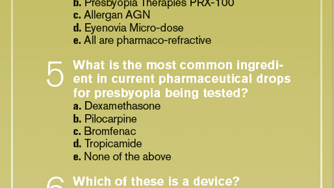 Quiz Answers Treatments For Presbyopia Coming Soon Quiz Answers Treatments For Presbyopia Coming Soon