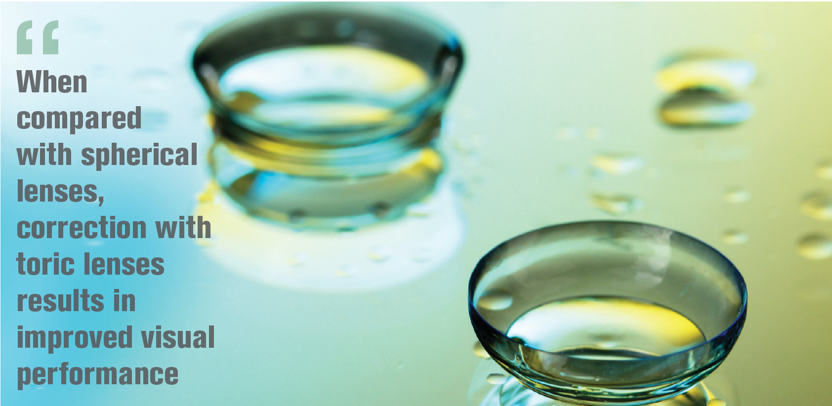 Soft Toric Lens Fitting Practices Not Meeting Patient Needs