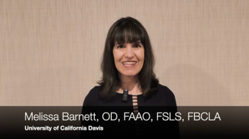 Melissa Barnett, OD, FAAO, FSLS, FBCLA, discusses keratoconus management, diagnosis, and other key insights at CRU 2025.