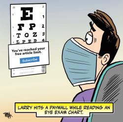 Optic relief: Eye Exam Paywall