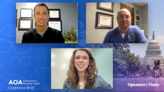 Justin Schweitzer and Nate Lighthizer discuss surgical interventions in glaucoma at AOA 2023.