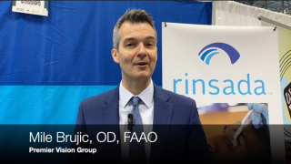 Brujic at Rinsada Booth at Vision Expo East 2024