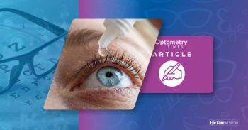 Eye drop administered in eye