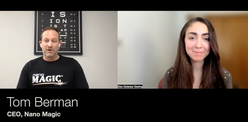 Nano Magic's Tom Berman discusses the company's origins and mission in creating nanotech-powered solutions.