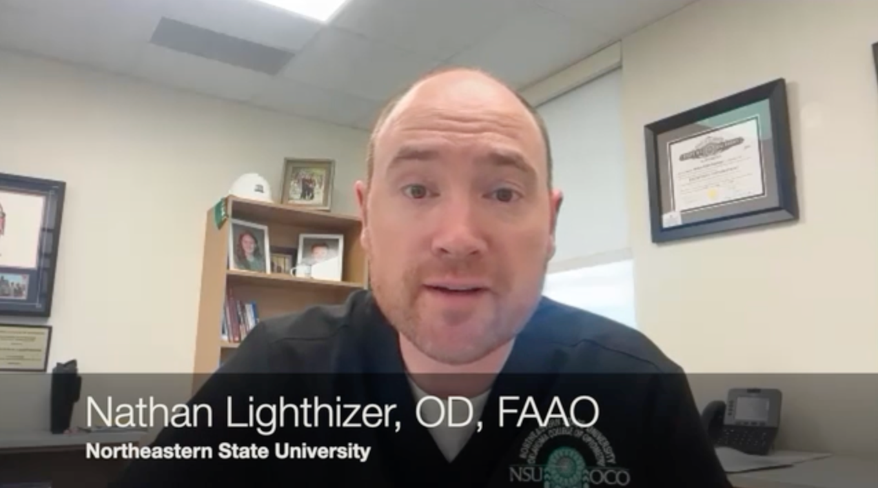 Nathan Lighthizer, OD, FAAO,  presented on laser trabeculoplasty for glaucoma management at this year's conference.