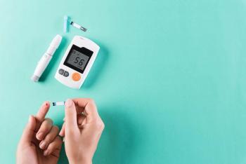 Person pricking finger with glucose meter Image credit: AdobeStock/Siam