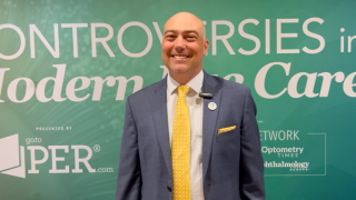 Dr Jacob Lang at the 2025 Controversies in Modern Eye Care meeting