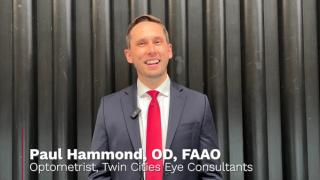 Paul Hammond, OD, FAAO, presents a poster at ARVO 2025 on the creation of a conversion factor between 2 OCT devices to monitor glaucoma progression