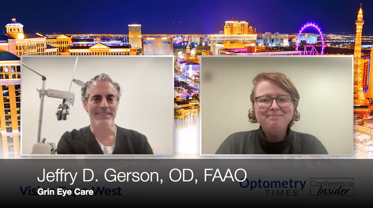 Jeffry Gerson, OD, FAAO, chats with Optometry Times about his talks about retina conditions at Vision Expo West