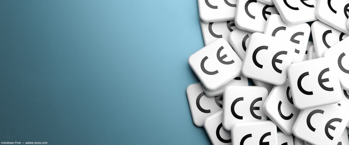 Graphic of CE Marks Image credit: AdobeStock/AndreasPrott