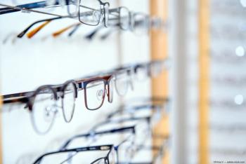 Glasses on wall of optometrist office Image Credit ©Firma V - adobe.stock.com