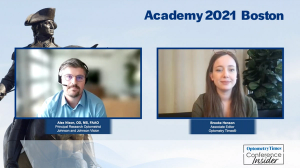 Alex Nixon, OD, MS, FAAO presents J&J Vision findings from new myopia research at AAO