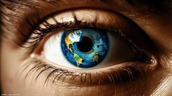 World map in iris Image credit: ©Bartek - adobe.stock.com