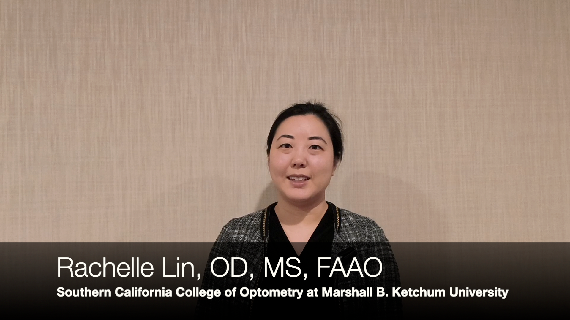 Rachelle Lin, OD, MS, FAAO