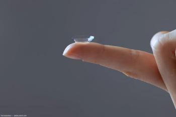 Contact lens on finger Image credit: AdobeStock/st.kolesnikov