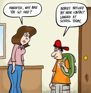 Optic relief: New contacts