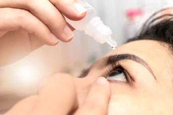 Person administering eye drops Image credit: AdobeStock/lllonajalll