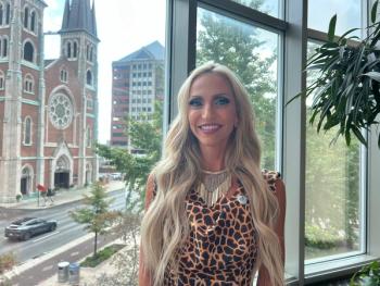 Dr Carolyn Majcher chats about GA and posterior uveitis at AAOpt 2024