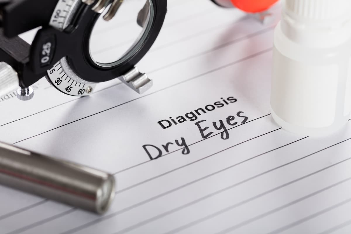 Diagnosis chart for dry eye Image credit: AdobeStock/AndreyPopov