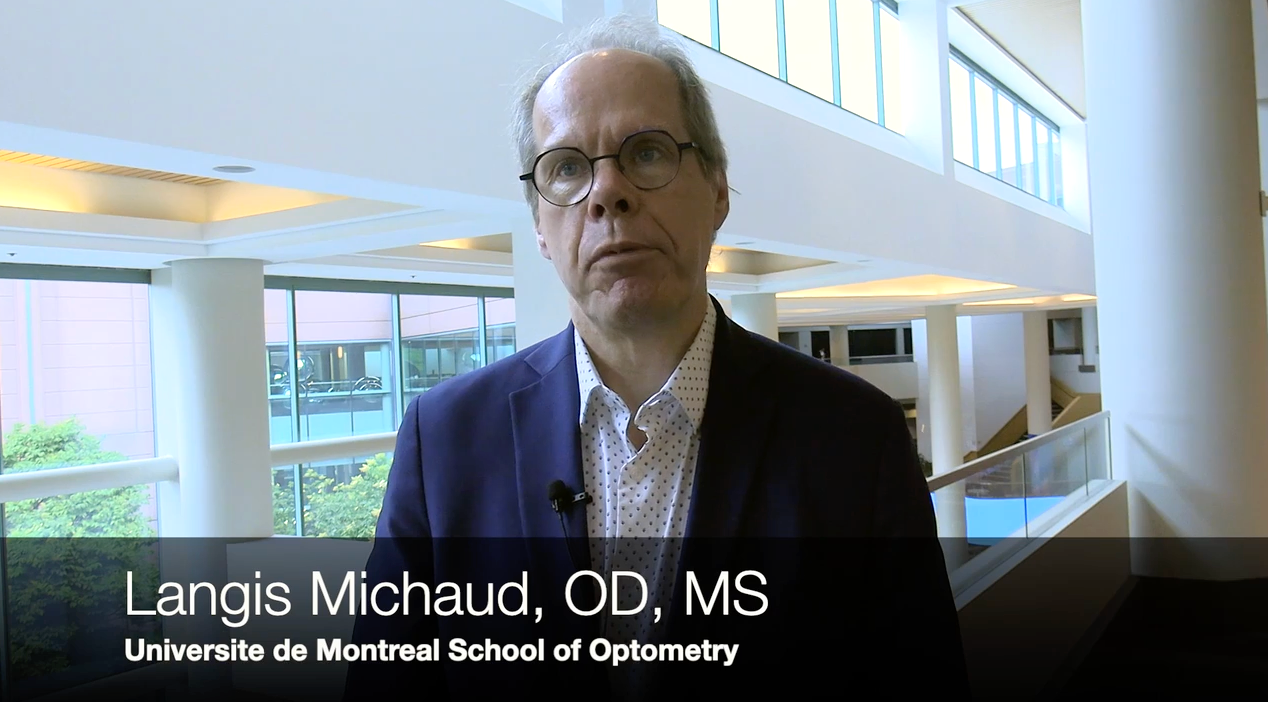 Langis Michaud, OD, MSc, FAAO, FSLS, FBCLA, FEAOO, emphasized that every staff member should play a role in myopia management during his presentation at Optometry's Meeting 2025.