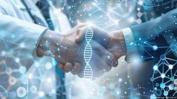 Doctor and businessman shake hands Image credit: ©Hash Graphix/AI - adobe.stock.com