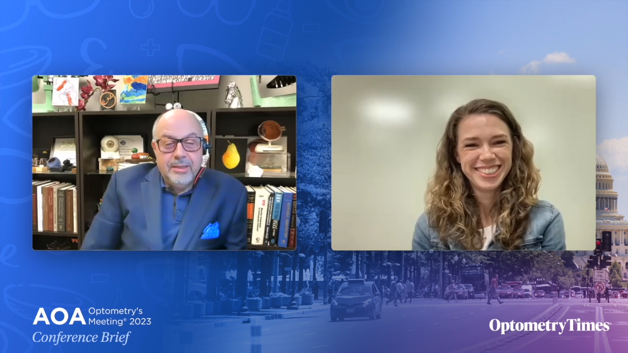 Justin Schweitzer and Nate Lighthizer discuss surgical interventions in glaucoma at AOA 2023.