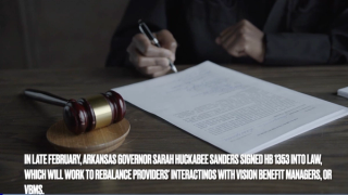 Matt Jones, OD; Matt Burns; and Joe Sugg, OD; detailed what optometrists can expect to change when HB 1353's regulations are enacted later this year.