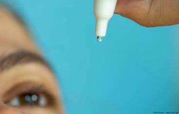 Eye drop being dispensed Image credit: AdobeStock/Pointofview
