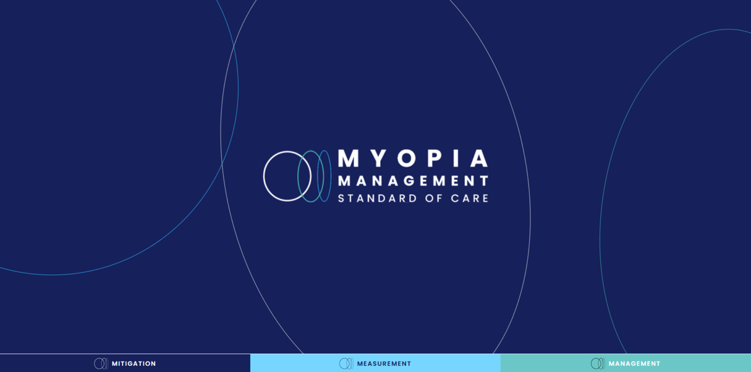 Myopia management standard of care banner Image credit: World Council of Optometry