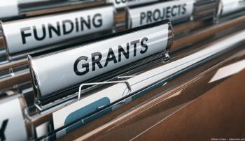 Filing cabinet folder labeled "Grants" Image credit: AdobeStock/OlivierLeMoal