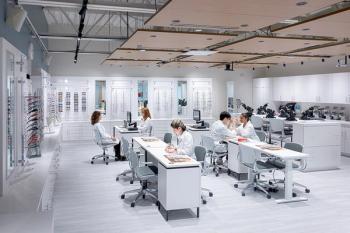 An image of the laboratory with students working at stations Image credit: Seneca Polytechnic