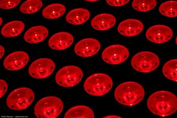 Red bulbs used in low level light therapy Image credit: AdobeStock/VictorMoussa