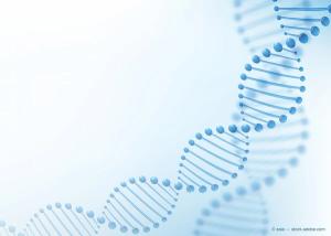 DNA chromosome concept. Science technology vector background for biomedical, health, chemistry design. 3D style (Adobe Stock / zaie)