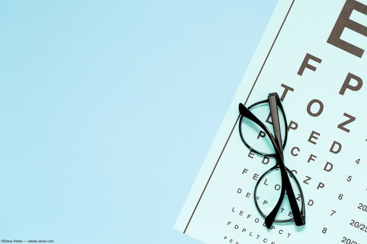 VA card and glasses Image credit: AdobeStock/ElenaVerba