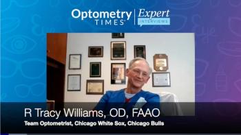 R Tracy Williams, OD, FAAO, details his experience as a sports team optometrist