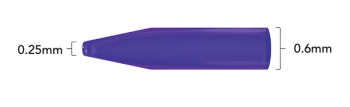 New tapered shape for the punctal plug better fits into the punctum - Image credit: Robert Latkany, MD/Oasis Medical
