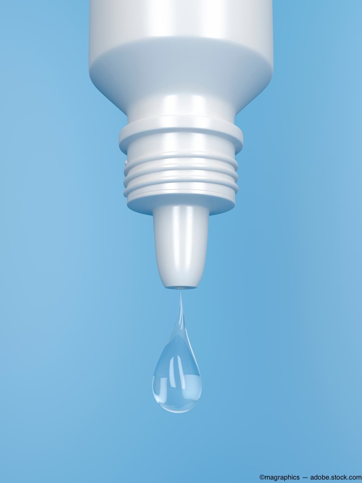 Eye drop dispenser Image credit: AdobeStock/magraphics