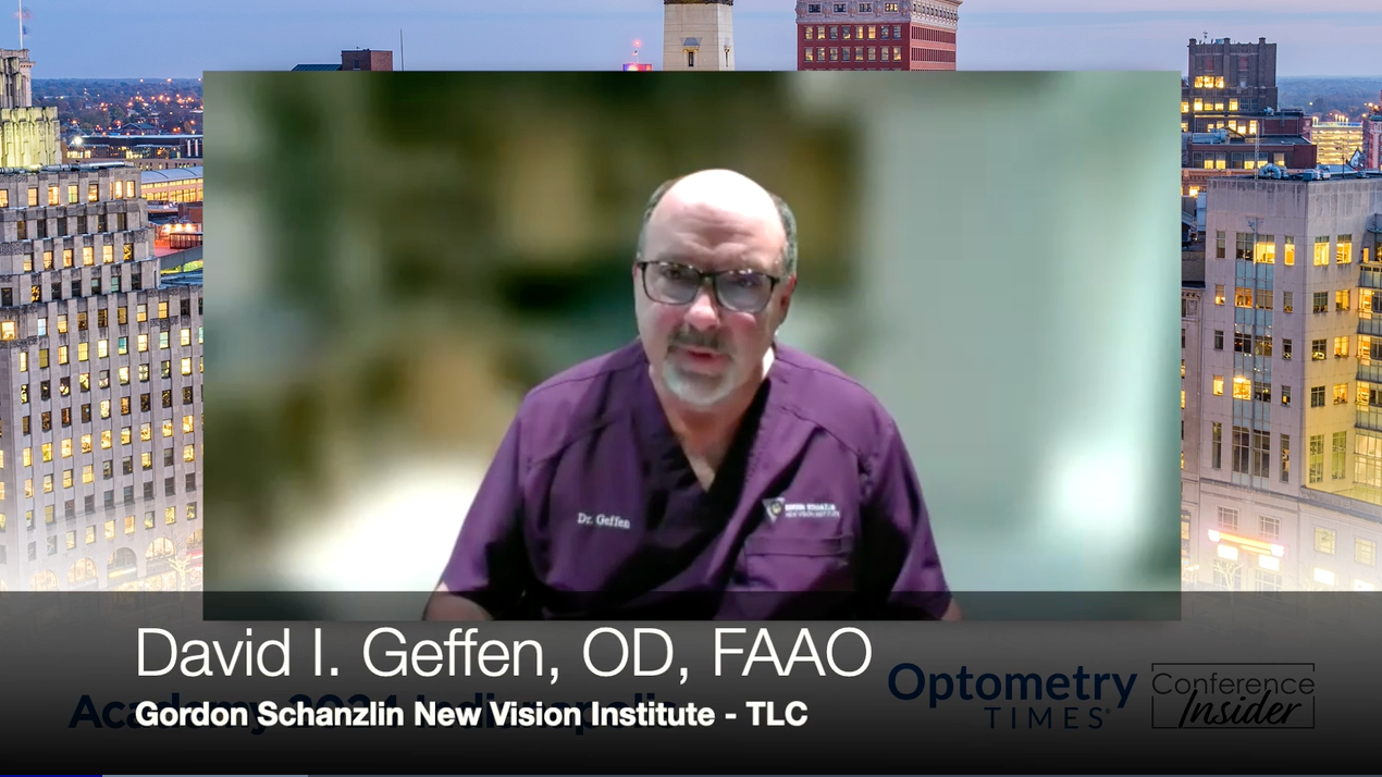 David Geffen, OD, FAAO, gave a poster presentation titled "Revolutionizing Comfort: Unveiling the Potential of Perfluorohexyloctane Eyedrops for Contact Lens Wearers" at this year's Academy meeting.