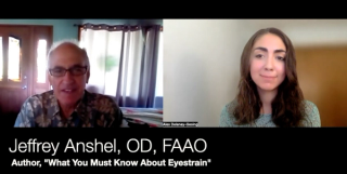 Dr. Anshel offers guidelines on eyestrain management in new book