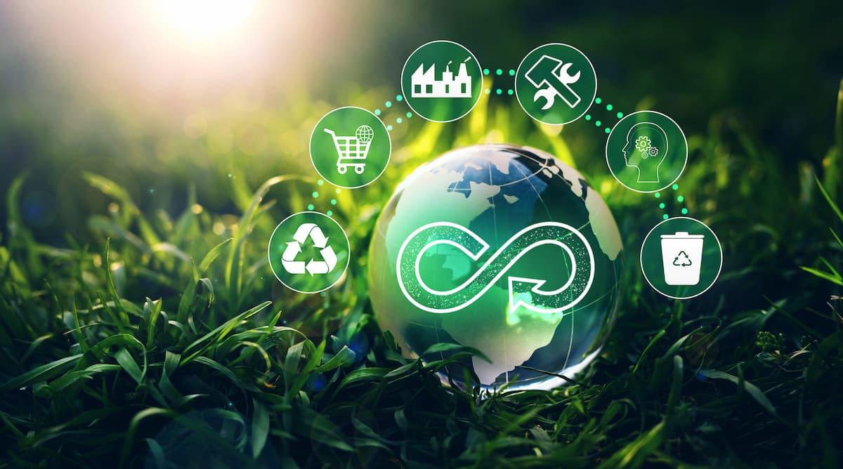 Recycling graphic Image credit: AdobeStock/MihaCreative